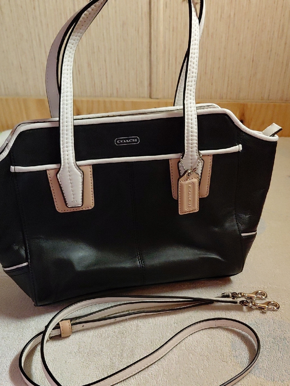 Coach Taylor Spectator Leather Bette Mini Tote Crossbody, F27662, EUC